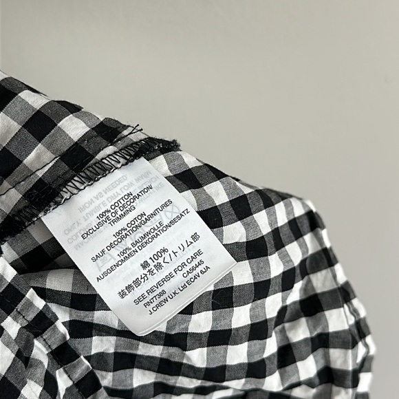 Madewell Smocked Gingham Top Size Small - Picture 14 of 16
